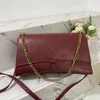 Hourglass Bag Designerin Frauen schwarzer Handtasche PU Leder Cross Body Golden Hardware Ketten Umhängetasche Klassische Buchstabelle Hochschule Qualität Handtasche