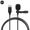 Microphones Type C Microphone Mini Microphone Mic USB Type-C Condenser Audio Recording For Huawei Samsung Android Phone 240408