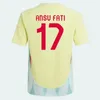 Xxxl 4xl 24 25 Espagne GAVI Soccer Jerseys 2024 2025 ZUBIMENDI ATIONNEL FOOTBAL TEM FOOTBALT Shirts Morata Fabian M.asensio Fans Joue-gardien de but Men Kits Kits