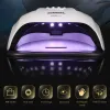 Dryers Abody SUNX Pro 80W UV nail Lamp LED Lamp For Manicure Nail Dryer For All Gels Polish Infrared Sensor 10/30/60s Timer LCD Display