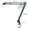 Stand professionnel du micro microphone Suspension Suspension Boom Boom ARM STAND pour Studio Broadcast Black Hot Sale