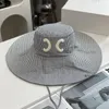 Denim Wide Bim Hats Women Outdoor Canvas Eimer Hut Designer Marke Wear Summer Beach Travel Protection Sonne verhindern