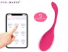 Funmates vibrant les jouets de sexe d'oeuf Vibrateurs pour femmes application sans fil à distance g taches balles vaginales kegel boules vibrer femelle 2103291061374