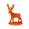 Party Decoration 4XFA 3D tredimensionell skogsmikrolandskapstillbehör Crystal Epoxy Glue Diy Filler Elk Fairy Deer Model