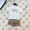 designer Kids Clothing Sets Summer Children's Set Short Sleeve Men's and Women's Sports Set Trendy Brand Print Set Baby T-shirt Shorts Two Piece Set baby clothes