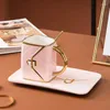 Mokken trendy handtas stijl mug koffiekopjes zakontwerp keramische cup zakelijke geschenken huis melk theesap water drinkware decor accessoires