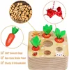 Montessori Toys for 1 Year Baby Pull Carrot Set Game Kids Wooden Toy Shape Sorting Matching Puzzle Educational Children y240407
