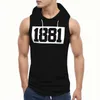 Gym de gymnase pour hommes sans manches en chef de manchette Y2k Mardi-gras bodybuilding gaim basketball sportswear fitness côtelé using 240407