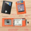 Money Clips Ultra-thin Mens Money Clip Carbon Fiber Card Holder RFID Slim Money Clips Money Bags Cover 2022 Cartera Hombre 240408