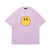 デザイナーTシャツメンズレディングドリューTシャツファッションレター半袖丸いネックピュアコットンルーズカップルトップメンズPolychromeTシャツ