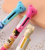 Penna a sfera multicolore Cute Nice a 6 colori cartone animato Penna a penna Pen7628495