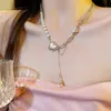 Vrouwen kettingen parelketting voor vrouwen designer kettingen veelzijdige niche high-end kralen trui ketting verjaardag cadeau sieraden