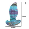 ウェアラブル大型液体シリコンアナルバットプラグソフトビッグビーズ前立腺マッサージマスターベーション肛門刺激拡張可能なおもちゃの女性男性大人のゲーム製品