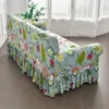 Pokrywa krzesła Nordic Flowers Sofa Cover Cover Stretch Couch Slipcovery z pralką meble spandeksu do wystroju salonu