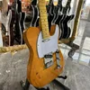 Çinli elektro gitar, akçaağaç klavye, burl akçaağaç üstü, beyaz pickguard, 6 tel guitarra, ücretsiz gemi