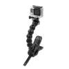 Kameror Telesin Gooseneck Neck Flex Clamp Mount Holder Justerbar för GoPro Hero 10 9 8 7 6 5 4 Insta360 Osmo Action Camera -tillbehör