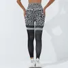 Lu Pant Align Scailless Leopard Leopard Fiess Leggings High Elastic Hip Louting Fashion Running Cycling Women Sports Colls Yoga Gry Workout