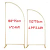 Party Decoration Metal Half Moon Arch Stand Duo 6ft 4.99ft Wedding Garden Easy Assembly Back Balloon Frame