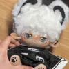 20 cm Astro Black Skin Doll pluche schattige jurk cospslay cartoon kawaii knuffel figuur kussen speelgoed collectie verjaardag 240325