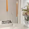 Candle Holders 3x Taper Candelabrum Glass Candlestick For Party Housewarming Dining Room Farmhouse Spring Festival