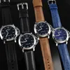 Men's Panerass Watch Designer Fashion for Mens Mechanical Famous Men Fat Sea Leather Italy Sport Wristwatch Style