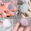 Decorations Magnetic Pompoms for Nails Art Charms Design Nail Art Decoration Nail Pom Poms Kit Magnetic Puffy Detachable Kawaii Accessories