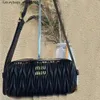 Umhängetasche Werksfabrik 75% Rabatt kostenlos Großhandel Neue Muu gleiche Faltbeutel Damen Modetrend breiter Gurt Single Crossbody