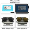 Design 3 i 1 magnetklipp på glasögon Högkvalitativ polariserade solglasögon Män kvinnor Eyewear Gafas de Sol 240320