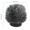 Microphones T5EE For Rode Go II Microphone Windscreen Artificial Fur Cover Windshield