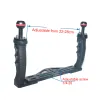 Protectors NitesCuba NS10 onderwatercamera Handschakel Rig Bracket Sluiter trigger voor GoPro PT059 RX100 behuizing