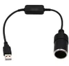 5 В USB A 12 Вт USB C Type C Мужчина -12 В сигарет с сигарет.