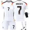 Germania Home Jersey Muller Cup Cup Havertz Kroos Football Jersey Children S Set di uomini ET