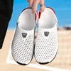 Chaussures décontractées Fashion Sport Beach Sandals Mens Anti Slip Sold Sole Sole Slippers Slippers Lightweight Summer Flip Flops Garden Water