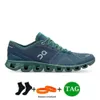 0n Designer Chaussures Cloud x Sneaker triple noir blanc aloe rouille alliage rouge gris tempête bleu orange bas sneakers sportifs