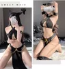 SINROYEE Women Sexy Cosplay Lingeries Anime Maid Dress Halloween Cat Egyptian or Chinaese Classical Cosplay Outfit