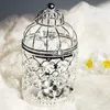 Candele in metallo Bird Cage Worthed Wedding Wedding Weersing Golden and Silver Lantern Marocco Vintage Small Lanterns per decorazioni di candele