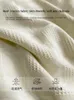 Bettwäsche Sets Waffel Vierköpfig gewaschene Baumwolle einfache Bett Quilt Cover Student Schlafsaal Drei-teilige Einzelprodukte für den Sommer
