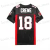T-shirts masculins maillot de football américain la plus longue machine moyenne 18 Paul Crewe coudre broder