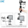 Kameralar JJC Çift 3.5mm USBC Mikrofon Adaptörü DJI OSMO Action Camera Pil Şarjı ve Veri İletimini Destekleyen