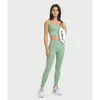 2024 Lu Lu Yoga Bra Lu Naked Feel Feel Mid Support Workout Fitnessstudio Ladies Riemchen Wireless Longline Sports BHs Tops Plus Size Activewear Lemon Vest Su S