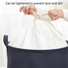 Laundry Bags Basket Waterproof Foldable Drawstring With Handle Thickened Dirty Clothes Sundries Toys Storage Bag Bathroom Supplies