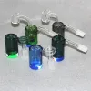 14 mm mannelijk 45 90 graden glas asvangers waterpijpen bongs met 5 ml kleurrijke siliconen container reclaimer dikke pyrex as catcher ll