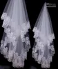 Robes de mariée 2019 Images réelles blanches Ivory Bridedal Bridesmaid exquis Crescent Side Wedding Veil 15M6473476