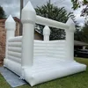 Bambini da adulto commerciale all'ingrosso Castle Bouncy Salting Wedding Bouncer Castles White Bounce House Jumper con soffiatore Free Ship