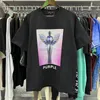 Sommer Purple Shirt Purple Brand Shirt Designer T-Shirt Men Women Graphic T-Shirt Outdoor Outdoor Casual T-Shirt Tour T-Shirts Man Tops Größe S-XL Luxus-Trendmarke Baumwollhemd