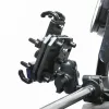 Камеры All Metal Construction Motorcycle Phone Mount 1 "Шаровое соединение с тяжелым загруженным держателем телефона совместимо с 1 -дюймовым мячом