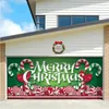 Arazzi per la porta natalizia della porta del garage 2024 Arazzo a parete per festa