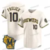 11 Jackson Chourio Brewers 2024 Jersey Milwaukee Brice Turang Christian Yelich Garrett Mitchell Sal Frelick Rhys Hoskins Willy Adames Abner Uribe Abner Uribe