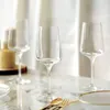 bicchieri da vino bianchi e scintillanti 6 pezzi Set 1352 Oz Infinity Collezione Elegante vetro in vetro di cristallo Free Perfect 240408