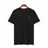 メンズTシャツ高品質のファッションメンズTシャツラグジュアリーポロラウンドネック通気性トップビジネスシャツカジュアルティーマントップデザイナーシャツシンプルなスタイル4色M-XXL